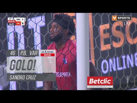 Golo Sandro Cruz (p.b.): Vitória SC (2)-0 Gil Vicente (Liga 24/25 #12)