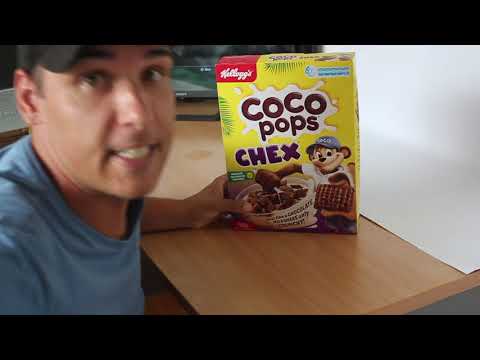 Kellogg's Coco Pops Chex Unboxing and Review
