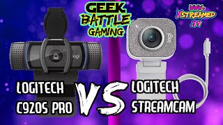 Logitech Streamcam VS Logitech C920s Pro Webcam: Which is Best for Streaming Online? Tech Battle!