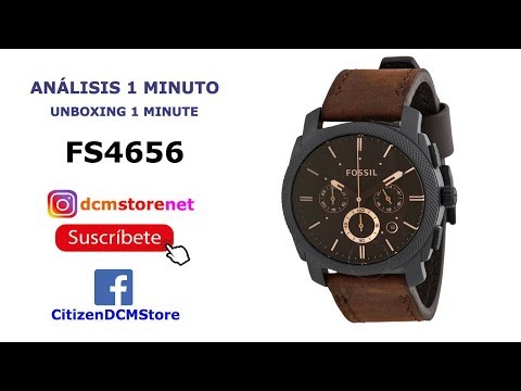 FS4656 Fossil Revisión 1 Minuto Unboxing 1 Minute