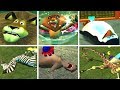 Madagascar All Deaths Fails 40 Ways To Die Game Over PS2