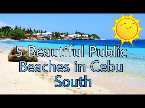 5 Beautiful Public Beaches in Cebu South | Cebu, Philippines