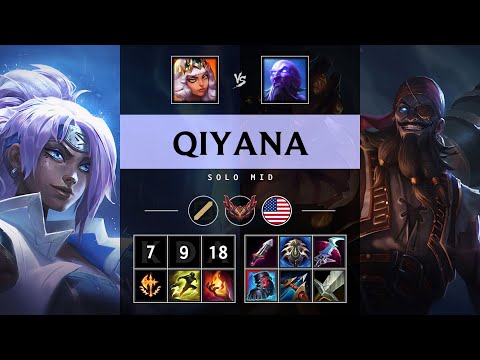 Qiyana Mid vs Ryze - NA Grandmaster Patch 25.21
