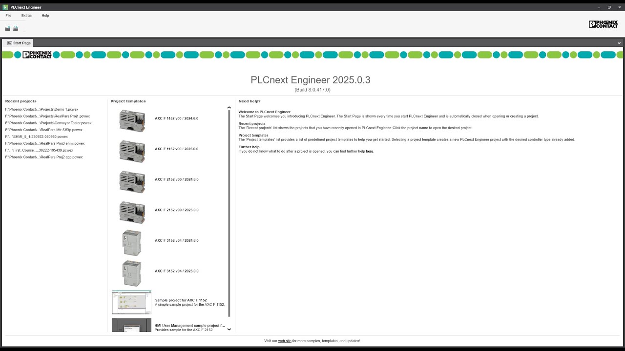 Creating your first program in PLCnext Engineer