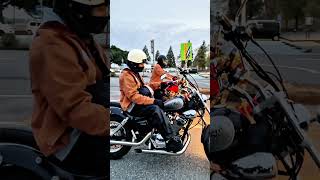 夕焼けに向かって出発🛵