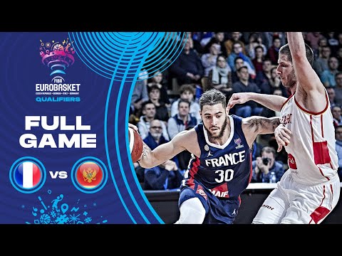 France v Montenegro - Full Game - FIBA EuroBasket Qualifiers 2022