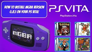 How To Install mGBA Version 0.8.1 On Your PS Vita/PSTV! - Play GameBoy, GameBoy Color, GBA Games!