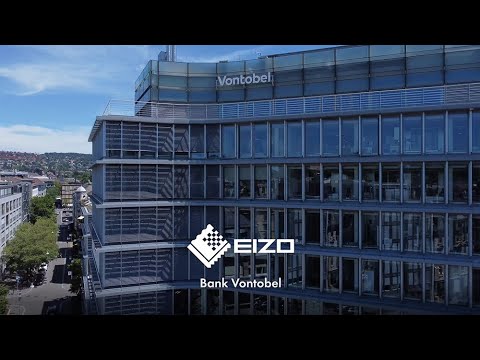 EIZO Showcase: FlexScan EV3895 beim Investmenthause Vontobel im Einsatz