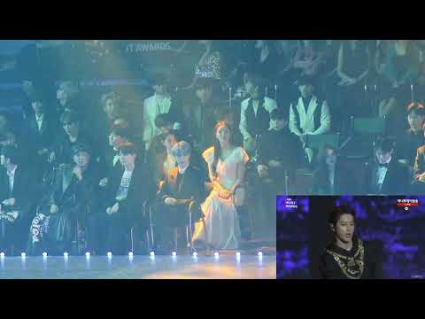 BTS, Monsta X, Stray Kids reaction to Kard performance AAA 181128