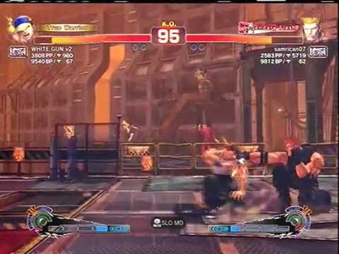 Me (Guile) vs WHITE GUN V2 (Yun)