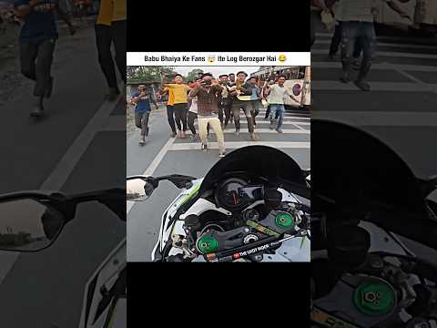 Babu Bhaiya Ke Fans 🤯🙀 #shorts #motovlog #biker #rider #bikeride #riding #ridingshorts