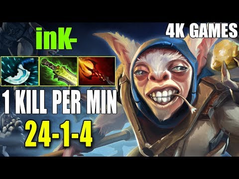 [Meepo] inK- Best Pub 4000+ Games Spam MICRO GOD Dagon Build 24Kills (FullGame Dota2 7.21d)
