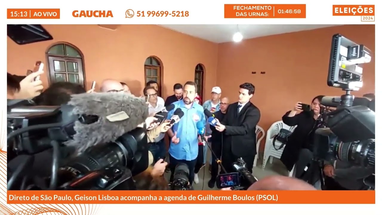 Boulos: fala de Tarcísio sobre PCC "ultrapassou qualquer limite" | Eleições 2024 | Gaúcha