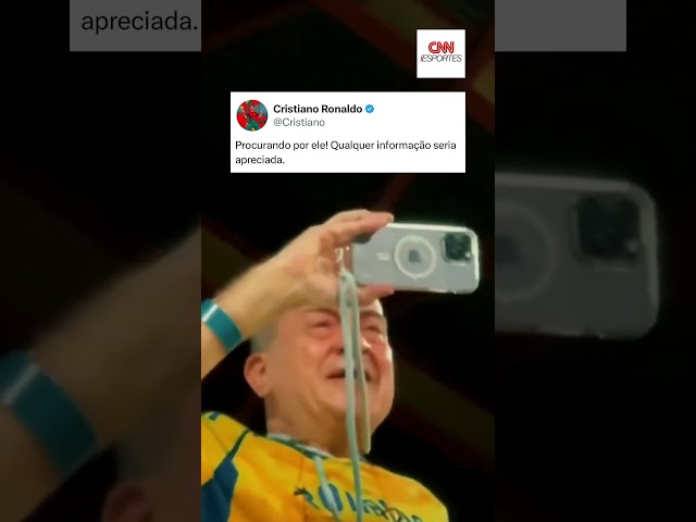 CR7 procura fã que viralizou após se emocionar por estar no mesmo estádio que o craque português