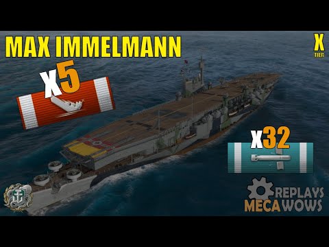 Max Immelmann 5 Kills & 191k Damage | World of Warships Gameplay