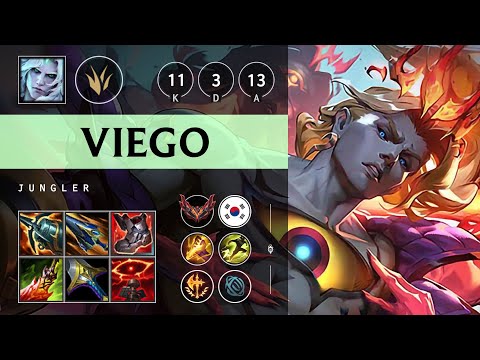 Viego Jungle vs Pantheon - KR Grandmaster Patch 25.16