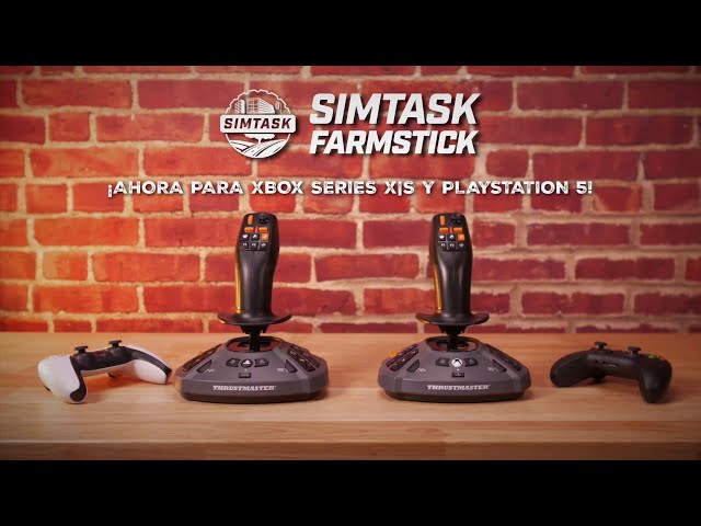 Manette de jeu Thrustmaster SimTask FarmStick X pour Xbox USB 2.0 Noir video