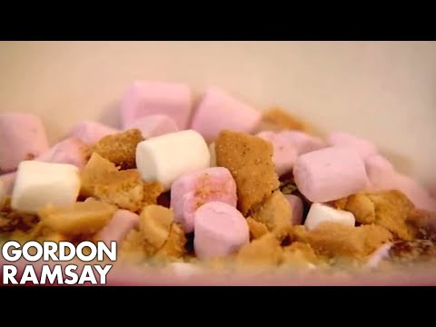 Chocolate Marshmallow Peanut Fridge Cake | Gordon Ramsay