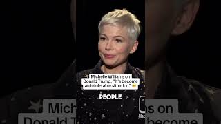 Actress Michelle Williams SLAMS Donald Trump #michellewilliams #trump #democrats