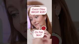 Gucci Glow Blush in Bright Ruby 06 on fair skin?!?