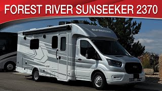 A preview image of the linked video showcasing 2024 Forest River Sunseeker 2370