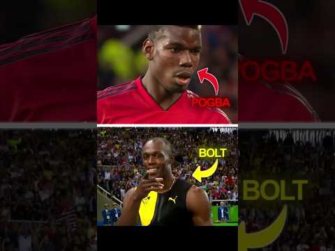Pogba's Penalty Run-Up Vs Bolt's 100M Race🤯☠️