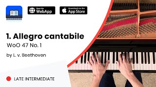 I. Allegro cantabile from Piano Sonata No.33 WoO 47 by L.v. Beethoven
