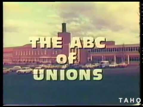 Cover image for Film - ABC of Unions. Dramatised situation where a group of students have a dispute with their teacher and learn about arbitration, bargaining and comprimise. Features Bernard Pidd, Keith Jarvis and Bruce Cornelius. Made for Dept of Industrial Relations