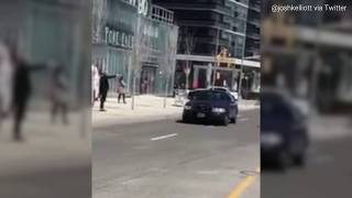 “Kill me” demands from police van attacker in Toronto