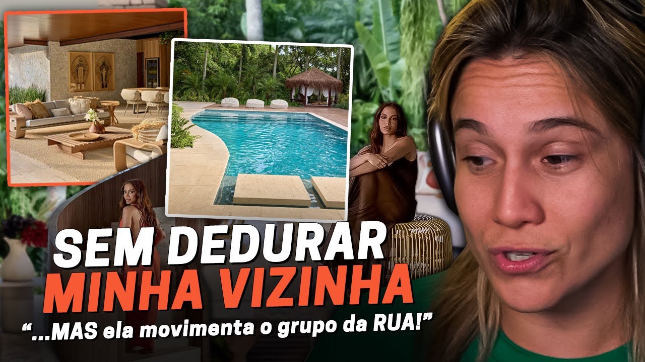 ELA É MINHA VIZINHA! Reagindo a casa da Anitta de 1,5 MIL m² - CASA VOGUE | Cortes Fernanda Gentil