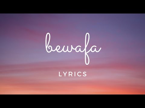 Bewafa Tera Yun Muskurana(Lyrics) - Manan Bhardwaj - Sarthak - The Project Manan Bhardwaj Sad Song