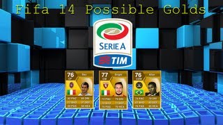 preview picture of video 'Fifa 14 Possible Gold Serie A'