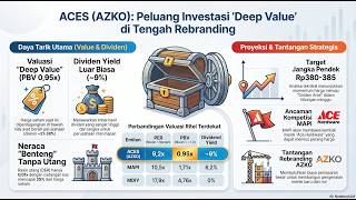 Download lagu Dividen 9% dan Nyaris Tanpa Utang! Kenapa ACES Masih Murah? mp3
