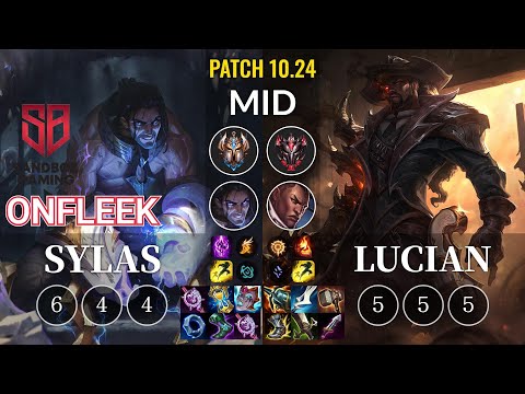 SB OnFleek Sylas vs Lucian Mid - KR Patch 10.24