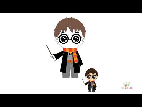Coloriage harry potter à imprimer - Coloriagecrayon