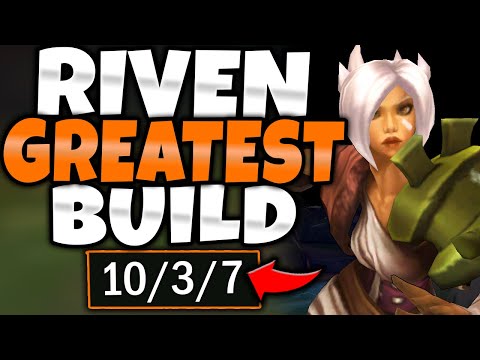 THE GREATEST RIVEN BUILD FOR AMAZING BURST COMBO'S (USE THIS) - S12 Riven TOP Gameplay Guide