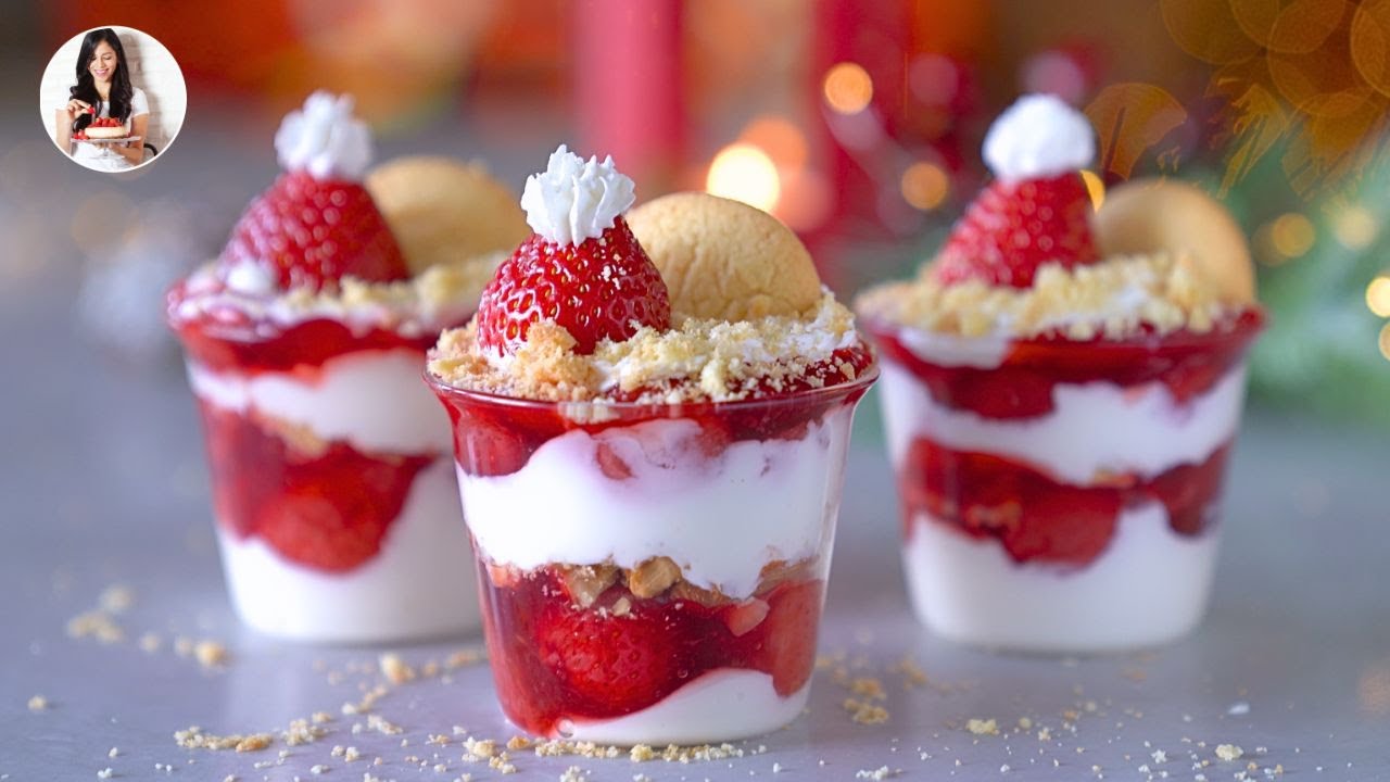 Postre en Vasitos - Sin Horno, Sin Azúcar muy Fáciles y Deliciosos! | Auxy