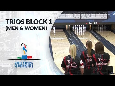 Trios Block 1 Squad 3 (Men and Women) - World Bowling Championships 2017