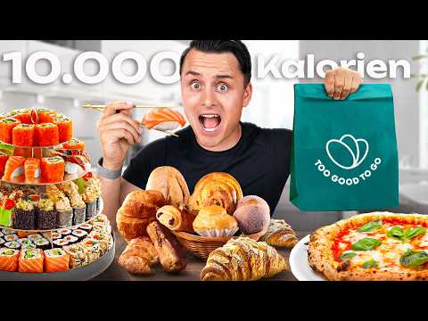 10.000 Kalorien NUR mit TOO GOOD TO GO Essen in 24H