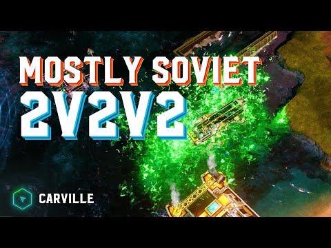 Rainy Day Games: Mostly Soviet 2v2v2 - Carville - Red Alert 3