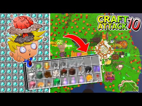 PLEITE! NULL DIAS! ER MUSS in JEDEM SHOP EINKAUFEN! - Minecraft Craft Attack 10