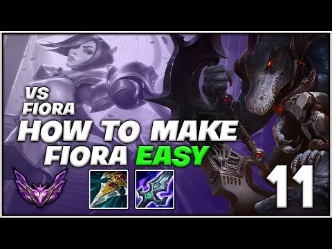 How To Make Fiora Easy - Renekton vs Fiora 13/5/3 - [Patch 13.3]