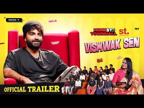 The Real Vishwak Sen? No Controversy. Just Honesty. | Honest Townhall Ep 11 Trailer | Mass ka Das