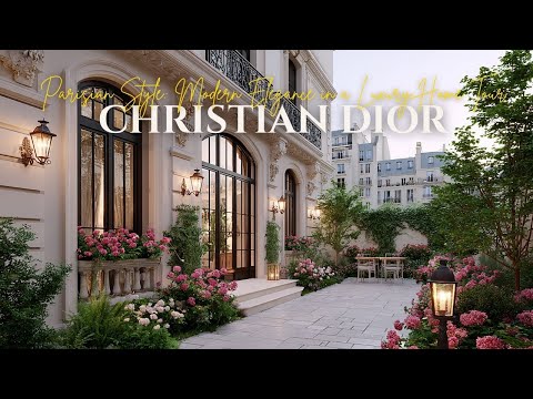 Christian Dior’s Parisian Style  Modern Elegance in a Luxury Home Tour