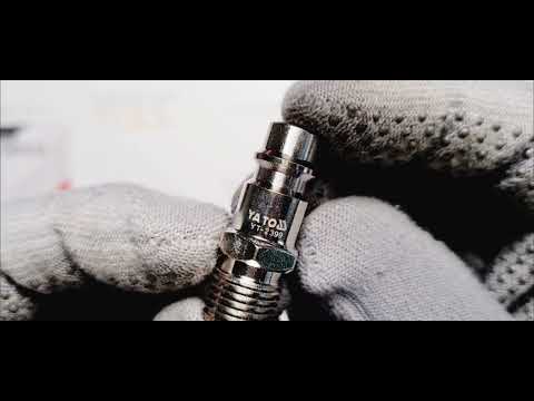 Быстросъемный наконечник 1/4" с наружной резьбой YATO (YT-2399)