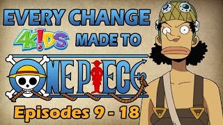 Every Change 4Kids Made to One Piece: Syrup Villag