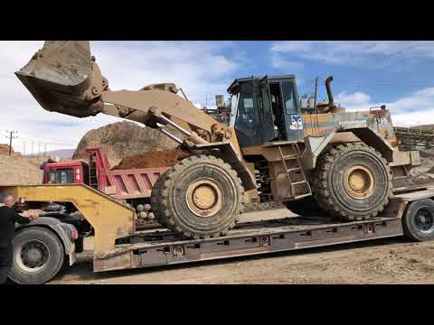 Transporting The Furukawa 365 Wheel Loader - Fasoulas Heavy Transports