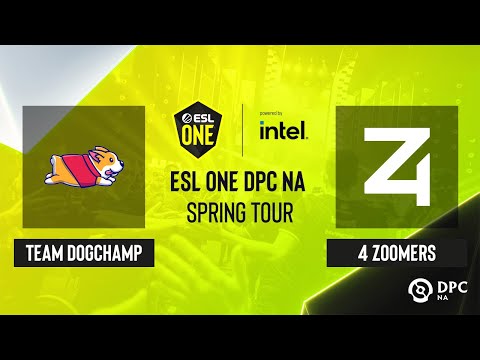 Dota2 - Team DogChamp vs 4 Zoomers - Game 1 - ESL One DPC NA Spring