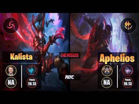 Zven KALISTA (ADC) [Hail of Blades] VS APHELIOS - Challenger NA Patch 10.13