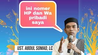 Download lagu NOMER PRIBADI HP & WA USTADZ ABDUL SOMAD, Lc, MA mp3 Download lagu NOMER PRIBADI HP & WA USTADZ ABDUL SOMAD, Lc, MA mp3
